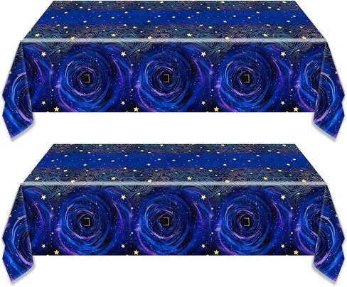 2Pc Button Eyes Tablecloths Starry Night Ghost House Disposable Tablecloths in Kuwait