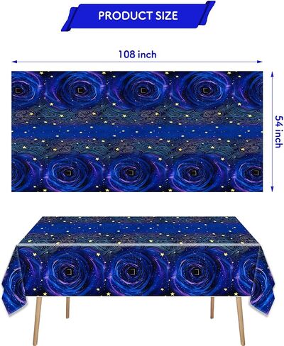 2Pc Button Eyes Tablecloths Starry Night Ghost House Disposable Tablecloths in Kuwait