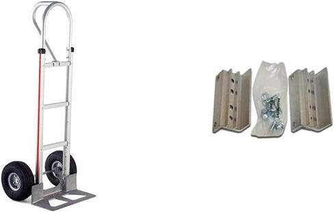 Magline HMK15AUA4 Aluminum Hand Truck, Vertical Loop Handle, Pneumatic Wheels, 500lbs Capacity in Kuwait