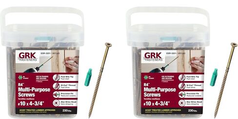 GRK Fasteners 95200 R4#10 x 3-1/8" Screws 630CT in Kuwait