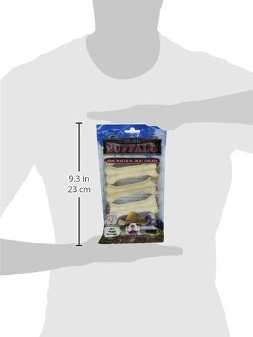 Loving Pets Pure Buffalo 4-Inch Pressed Bully Bone Dog Treat, 5-Pack in Kuwait