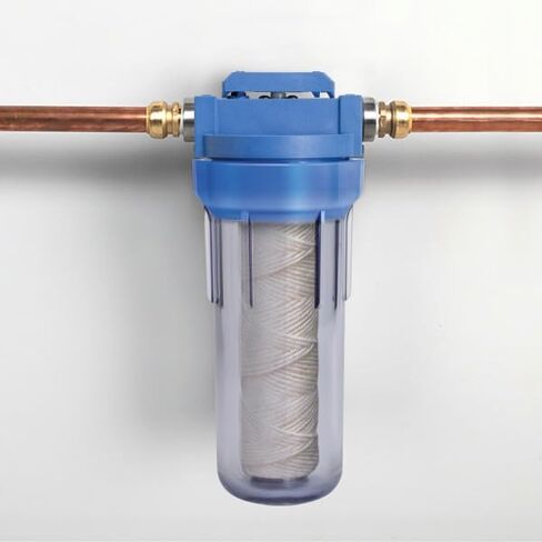 Culligan 2PK Spun Poly Cartridge P1 Whole House Premium Water Filter, 8,000 Gallons, 2 Count (Pack of 1), White in Kuwait