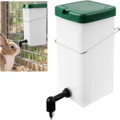 Rabbit Water Bottle 33.8oz, Hanging Small Pet Water Dispenser for Bunny/Guinea Pig in Kuwait