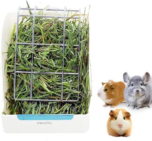 Rabbit Hay Feeder, Large Capacity Bunny Hay Rack for Rabbits, Guinea Pigs, Chinchillas, Small Animals, Hay Dispenser in Kuwait