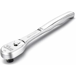 Powerbuilt 3/8" Drive XT90 90 Tooth Professional Ratchet, Seal-Head Ratchet, Full-Polish, Long Handle - 649938 in Saudi Arabia