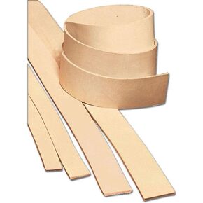 Tandy Leather Heavyweight Natural Cowhide Leather Strip - 2" x 50" in Kuwait
