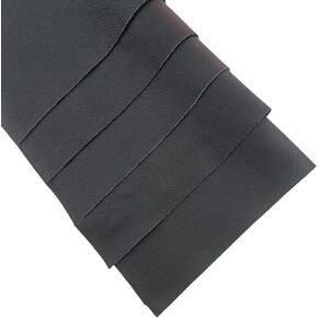 Black Genuine Cowhide Leather Sheets, 0.7‑1mm Thin Soft Leather in Saudi Arabia