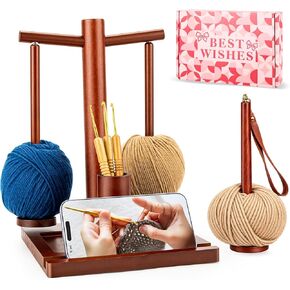 2-in-1 Magnetic Yarn Holder for Crocheting and Knitting in Kuwait