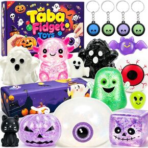 17Pcs Halloween Squishy Toys Kit, Slow Squeeze Squishies Fidget Toys Set in Kuwait