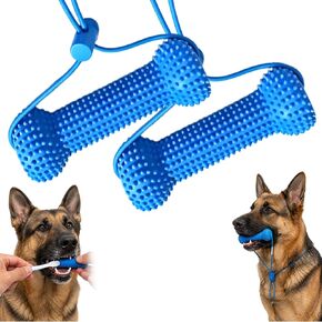 2Pcs Dual-Action Canine Dental Prop,Dog Toys Dual-Action Teeth Cleaning Mouth Prop,Pet Oral Care for Small,Dog Mouth Opener for Medium and Large Dogs for Easier Teeth Brushing in Kuwait
