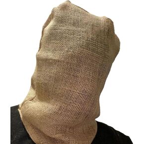 Halloween Knit Sackcloth Robber Head Covering Party Holiday Winter Warm Hat Full-Head Hand-Knitted mask with Exposed in Saudi Arabia