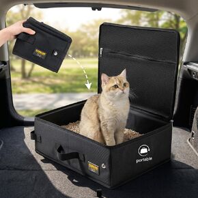 Conlun Portable Cat Litter Box for Travel, Foldable Leak-Proof in Saudi Arabia
