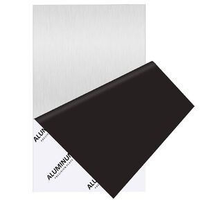 2PCS 6061 Aluminum Sheet Plate, 10" x 14" x 1/8" Thickness Heavy Duty Aluminum Sheets Plates with Protective Film, Rectangle Aluminum Plate Solid Metal Sheet Plate for DIY Projects Base Plate in Saudi Arabia