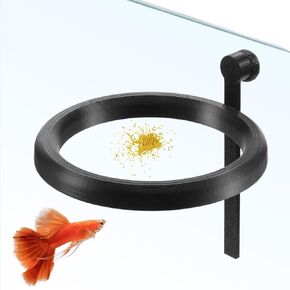 Magnetic Fish Feeding Ring Aquarium Floating Feeder Holder Corral in Kuwait
