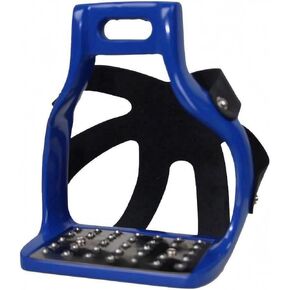 Yiju Net Equestrian s Riding s Horse s with Metal Footplate and Mesh Strap Support for Stable Balance and Control Lessons Leisure Riding, Blue in Kuwait