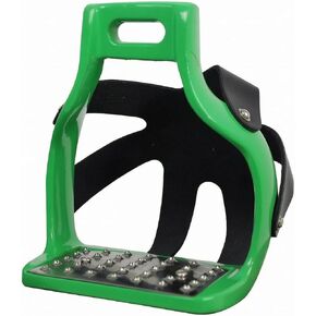 Menolana Net Equestrian s Riding s Horse s with Wide Flat Base and Rectangular Top Opening for Secure Foot Placement Schooling Trail Riding, Green in Kuwait