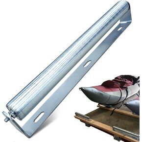 Heavy Duty 21″ Galvanized Steel Roller Set- 1.9″ Diameter Conveyor Roller and Bracket for DIY Roller Stands & Conveyors, 250lb Load Capacity, Spring-Loaded Design & Convenient Removability in Saudi Arabia