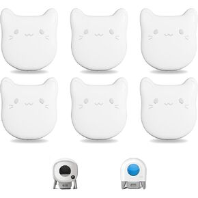 6 PCS Litter Box Deodorizer Compatible with Cumrige Self Cleaning Litter Box, Litter Box Odor Eliminator Compatible with Fumoi Automatic Cat Litter Box,Cat Litter Odor Control Remover, Camellia Scent in Kuwait
