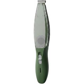 Hair Grooming Device Pet Trimmer Vacuum Cleaner Quiet Stainless Steel Ceramic Blade Suitable for Cats Small Grooming, Green in Saudi Arabia