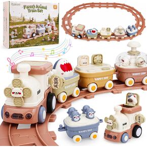 Lipneaed Train Set for Toddlers, Animal Train for Kids Gift for Boys Girls in Kuwait