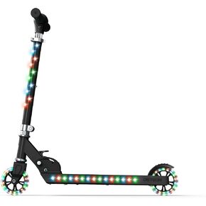 Jetson Jupiter Kids 2-Wheel Light-Up Kick Scooter, LED Lights on Handlebar, Stem, Wheels & Deck, Adjustable Handlebar, Rear Brake, Easy-Folding Mechanism, Ages 5+ in Kuwait