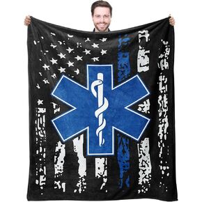 Police Officer Gifts Blanket 60"x50", Police Gifts for Men/Women - Best Birthday Gift Ideas for Police Officer, Funny Gifts for Policeman Appreciation, Academy Graduation Gifts Throw Blankets in Saudi Arabia
