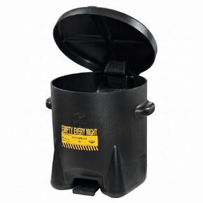 Eagle 933FLBK Black Oily Waste Can, 6 gal Capacity in Kuwait