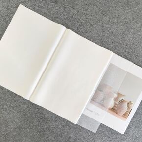 100 Sheets Bamboo Pulp Rice Paper, Wet-Strength Tissue Paper (White) in Kuwait