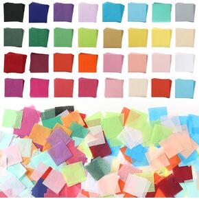 6000Pcs Tissue Paper Squares 2 Inch Multicolor Tissue Paper for Crafts DIY Projects Party Decorations in Kuwait
