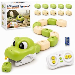 Remote Control Snake Toy for Kids, Magnetic Snake Game Eating Itself in Kuwait