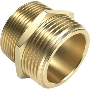 زنبركسبري نحاس سداسي مقاس 1-1/2 بوصة NPT ذكر × 1-1/2 بوصة NST (NH) ذكر معدات الحريق سداسية المزدوجة ذكر in Kuwait