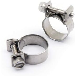 Autobahn88 T-Bolt Clamp with Stand Cradle, for Hose OD= 3.4-3.7" (86-94mm), for Fuel Pump, Filter, Hose, Plumbing (Pack of 1) in Saudi Arabia