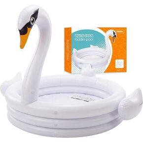 48" Pink Flamingo Blow Up Swimming Pool for Kids Holds 65 Gallon Water in Saudi Arabia
