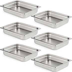 CURTA 6-Pack 1/3 Size Steam Table Pan Cover, Lid with Handle, NSF, Hotel & Catering Food Cover in Saudi Arabia