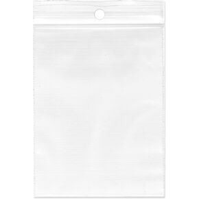 Plymor 3" x 4" (Pack of 100), 2 Mil with Hang-Hole Zipper Reclosable Plastic Bags in Saudi Arabia