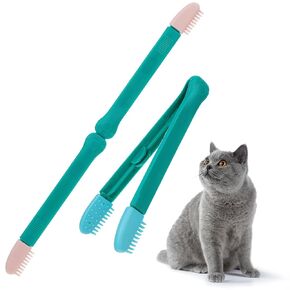 2pcs Cat Eye Cleaning Brush, Blue PP Portable Tool in Kuwait