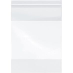 Plymor 9" x 12" (Pack of 200), 4 Mil with White-Block Heavy Duty Zipper Reclosable Plastic Bags in Saudi Arabia