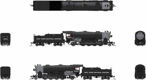 Broadway Limited Imports N Scale USRA Heavy Mikado Locomotive, NYC/PLE 9506 with Paragon4 Sound/DC/DCC 10058 in Kuwait
