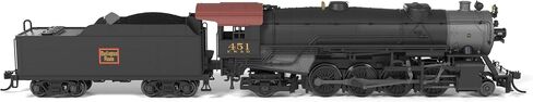 Broadway Limited Imports N Scale USRA Heavy Mikado Locomotive, CBQ (FWD) 451 with Paragon4 Sound/DC/DCC, 10050 in Kuwait