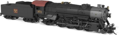 Broadway Limited Imports N Scale USRA Heavy Mikado Locomotive, CBQ (FWD) 451 with Paragon4 Sound/DC/DCC, 10050 in Kuwait