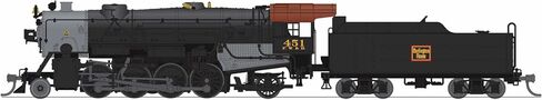 Broadway Limited Imports N Scale USRA Heavy Mikado Locomotive, CBQ (FWD) 451 with Paragon4 Sound/DC/DCC, 10050 in Kuwait