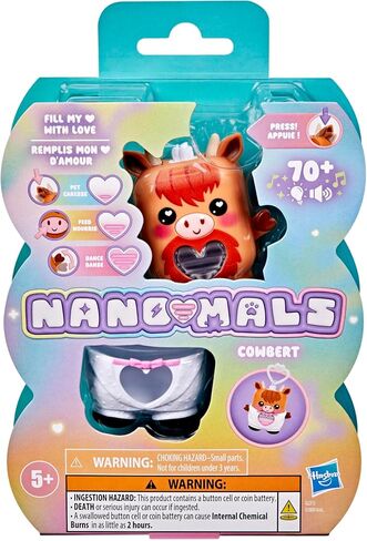 Nano-MALS Cowbert The Highland Cow, Electronic Pet Cow Toy, 70+ Responses, Interactive Fidget Toys for Girls & Boys Ages 5+ ​ in Kuwait