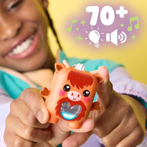 Nano-MALS Cowbert The Highland Cow, Electronic Pet Cow Toy, 70+ Responses, Interactive Fidget Toys for Girls & Boys Ages 5+ ​ in Kuwait