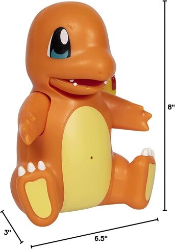 Pokémon Electronic & Interactive My Partner Charmander- Reacts to Touch & Sound, Over 50 Different Interactions with Movement and Sound - Charmander Dances, Moves & Speaks - Gotta Catch ‘Em All in Kuwait