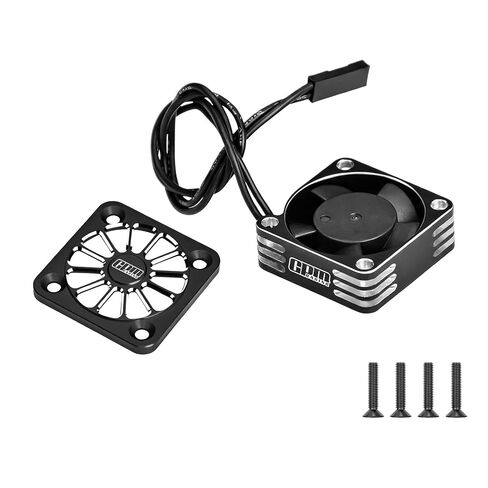 GPM RC Cooling Fan, 20000 RPM High Speed, 6061 Alloy Dual Ball Bearings, for ARRMA 1/16 Mini Kraton, 30x30x10mm (Blue) in Kuwait