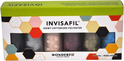 WonderFil Specialty Threads Invisafil Thread Mini-Packs (B004 Bold) in Kuwait