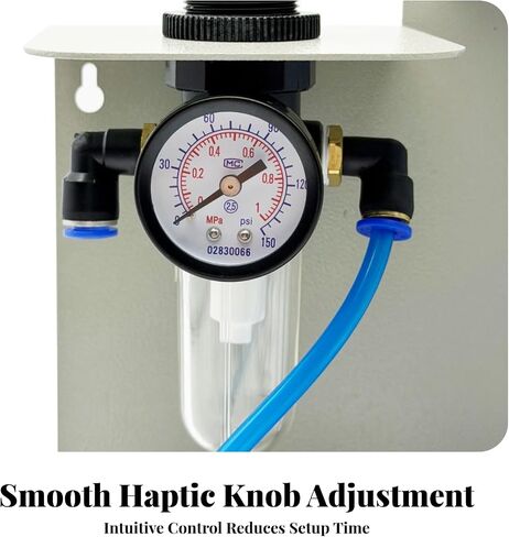 Jewelry Compact Surface Texturing Tool with Metal Construction Transparent Viewing Chamber Manual Pressure Adjustment Gauge for Detailed Work on Precious Metals Suitable for Craft Projects in Kuwait