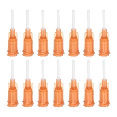 50 قطعة من إبر توزيع البلاستيك 18 جرام من uxcell، أنبوب إبرة غراء PTFE مقاس 1/2 بوصة، أطراف قفل حادة مع إبرة مرنة من البولي بروبيلين لمسدس الغراء السائل، أخضر in Kuwait