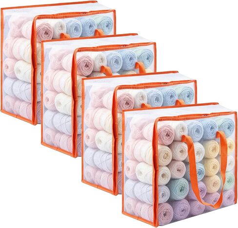 4 Packs Yarn Storage Bags,17 x 15 x 8 Inch in Kuwait