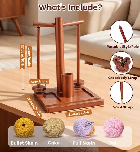 2-in-1 Magnetic Yarn Holder for Crocheting and Knitting in Saudi Arabia
